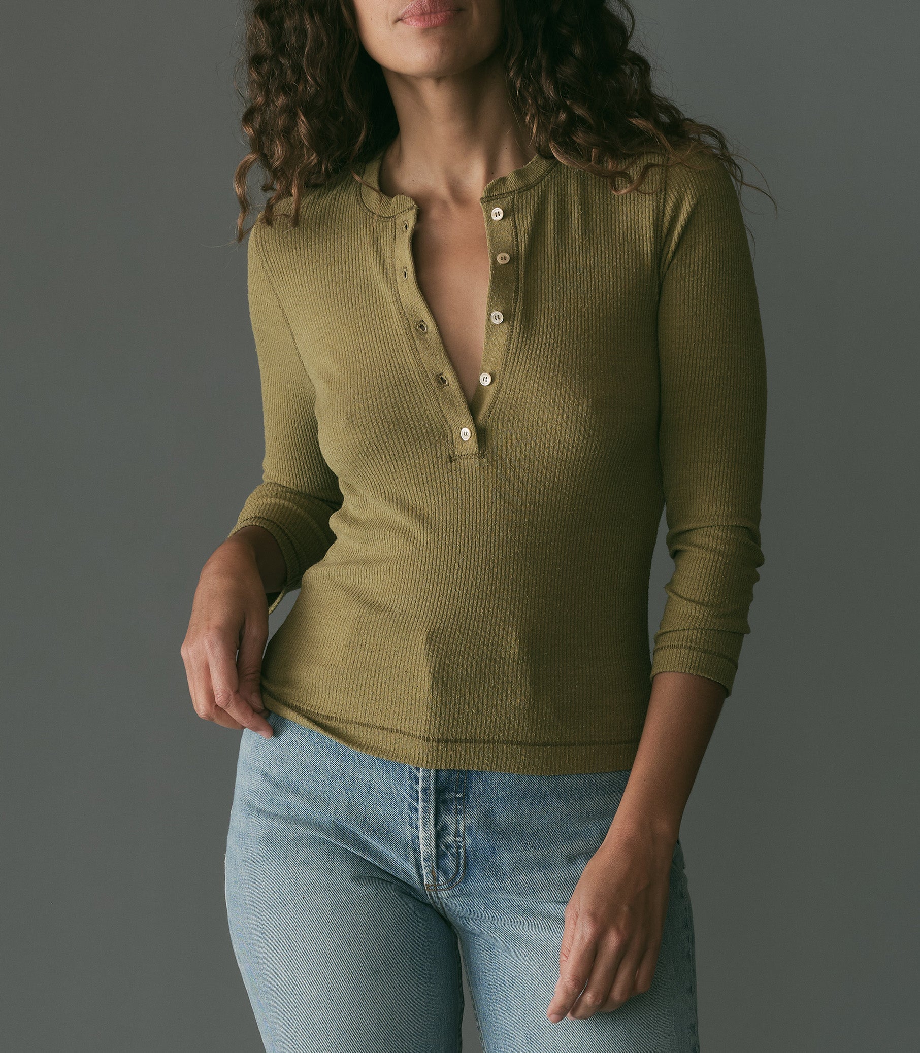 VESPER SILK TEE -- VERBENA