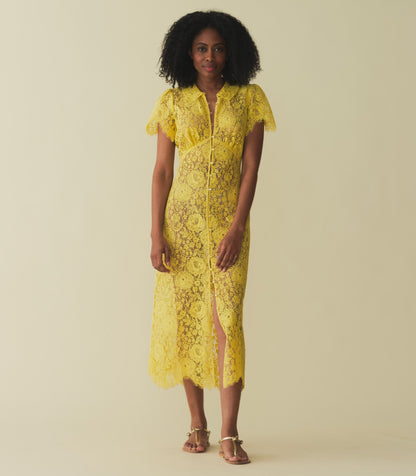 SOHANA DRESS -- DAFFODIL YELLOW