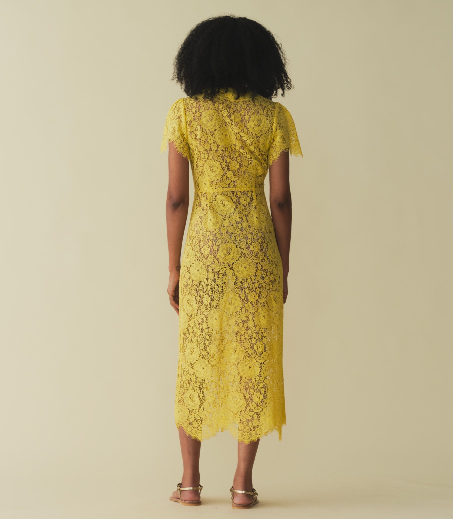 SOHANA DRESS -- DAFFODIL YELLOW