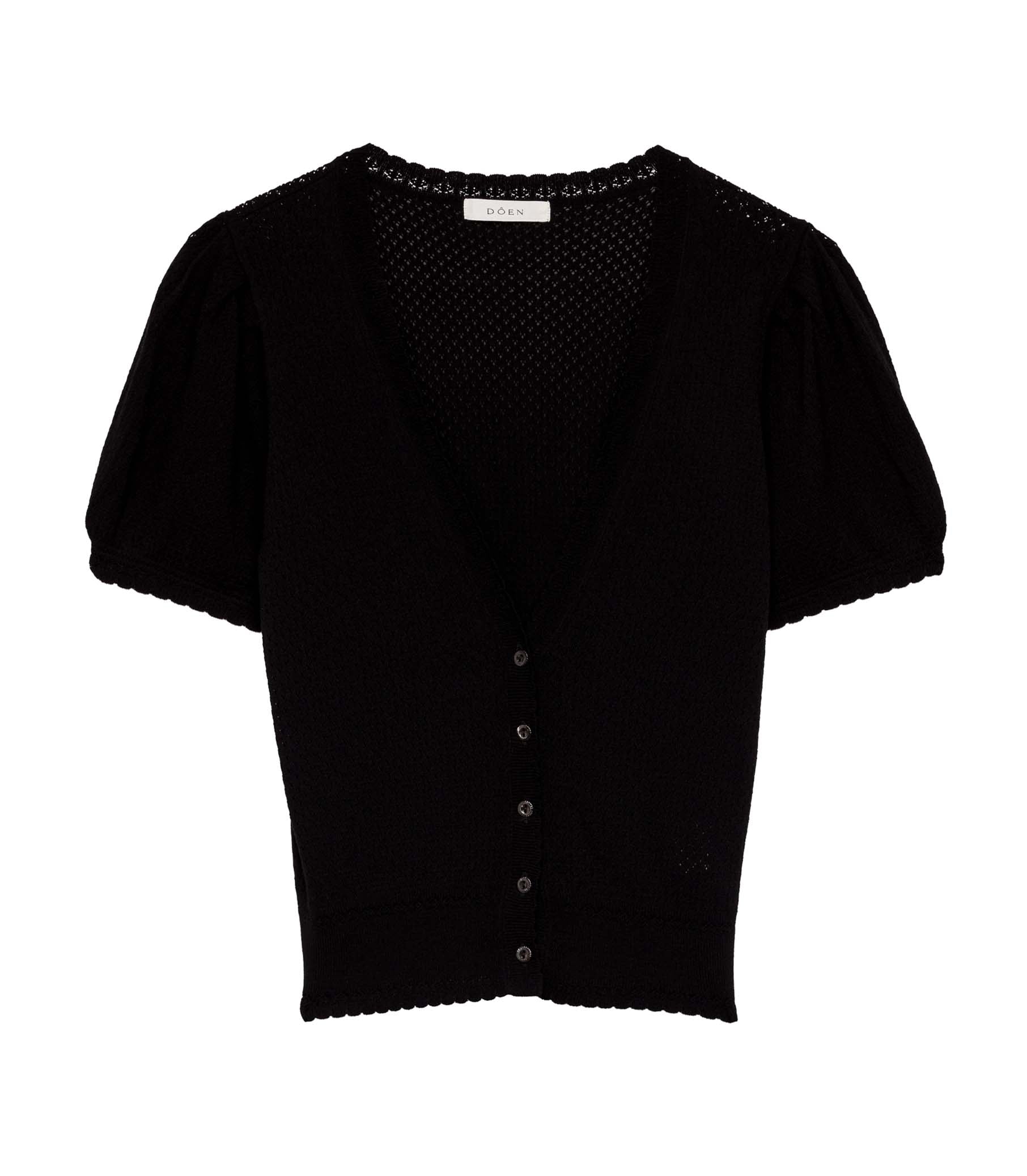 AMBROSE CARDIGAN -- BLACK