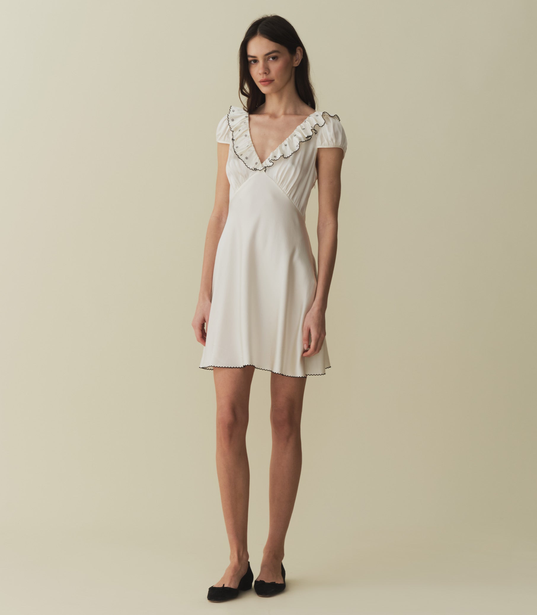 AVELYN DRESS -- SEA SALT