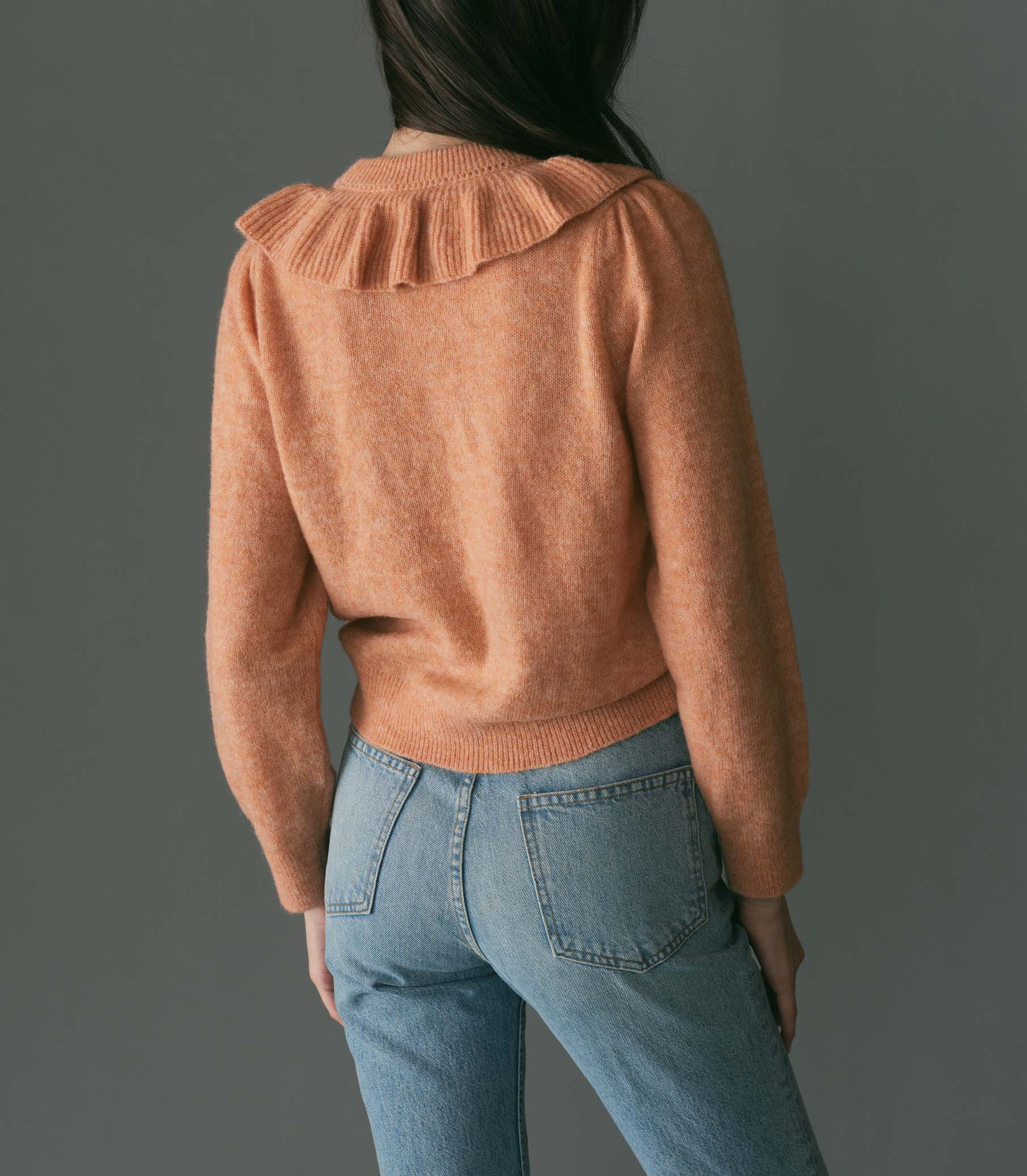 AZARIA SWEATER -- CORAL