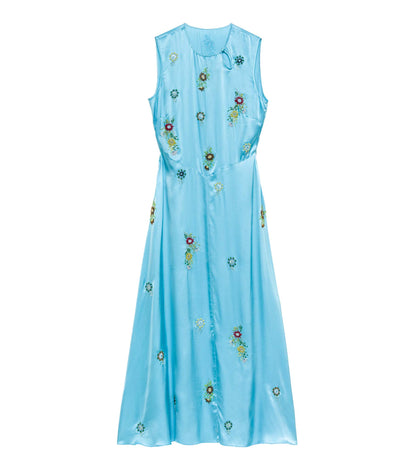 AMARI DRESS -- BLUE TOPAZ