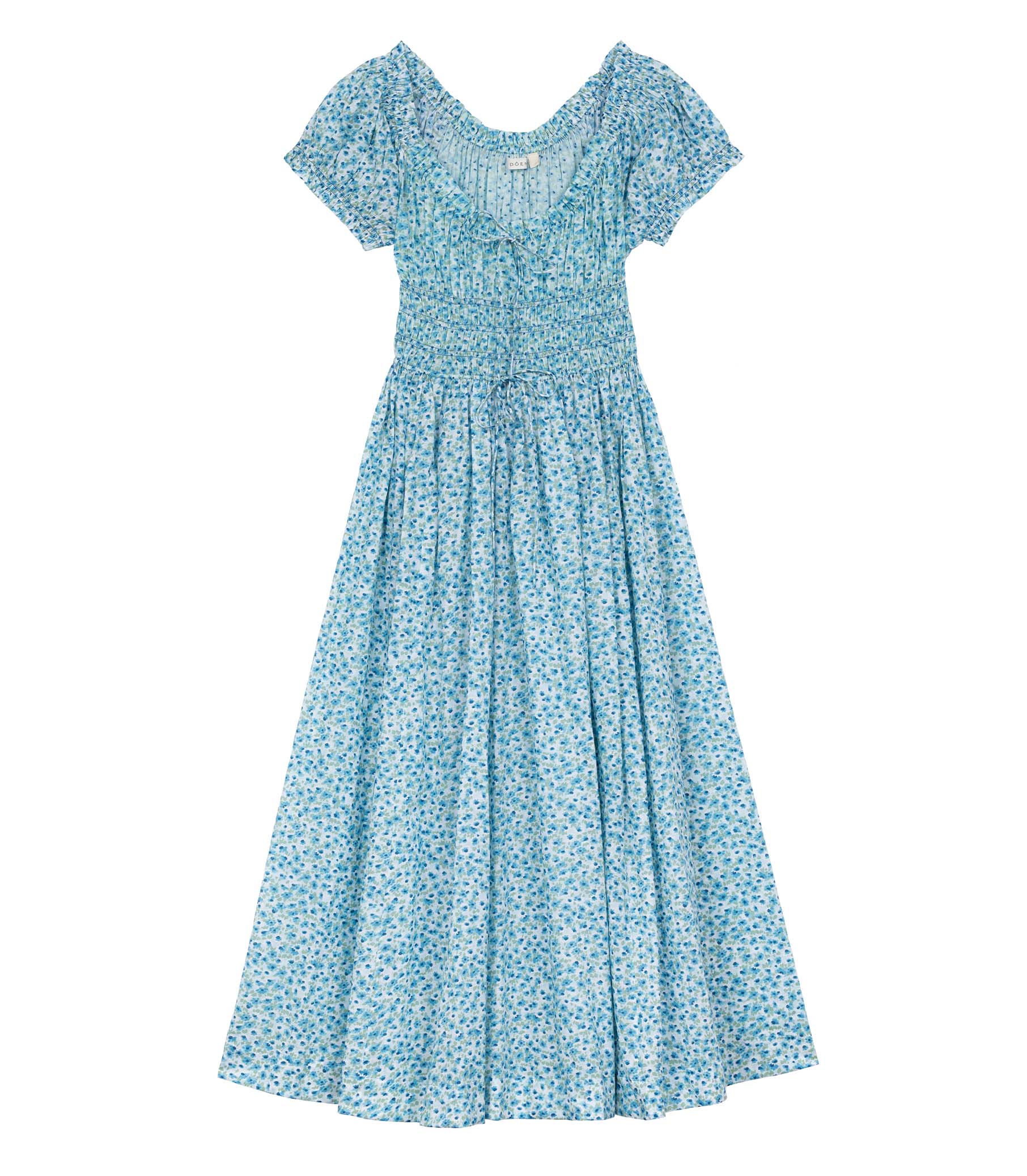 ASHLYNN DRESS -- BLEU DAISY FIELDS