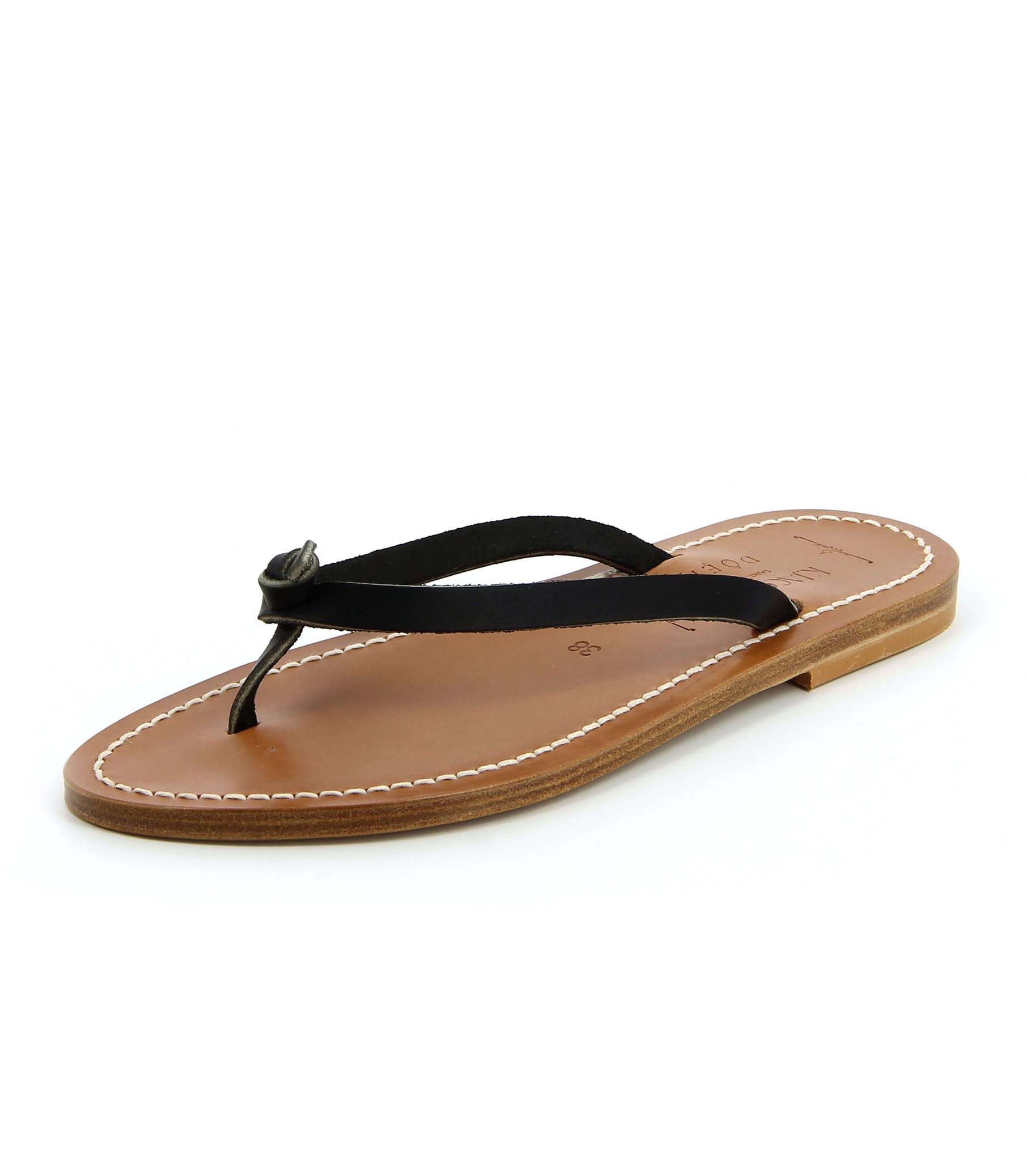 DÔEN & K.JACQUES BAIE SANDAL -- BLACK