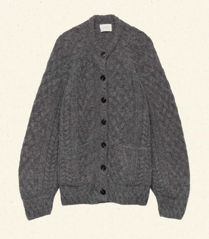 CALDWELL CARDIGAN -- CHARCOAL