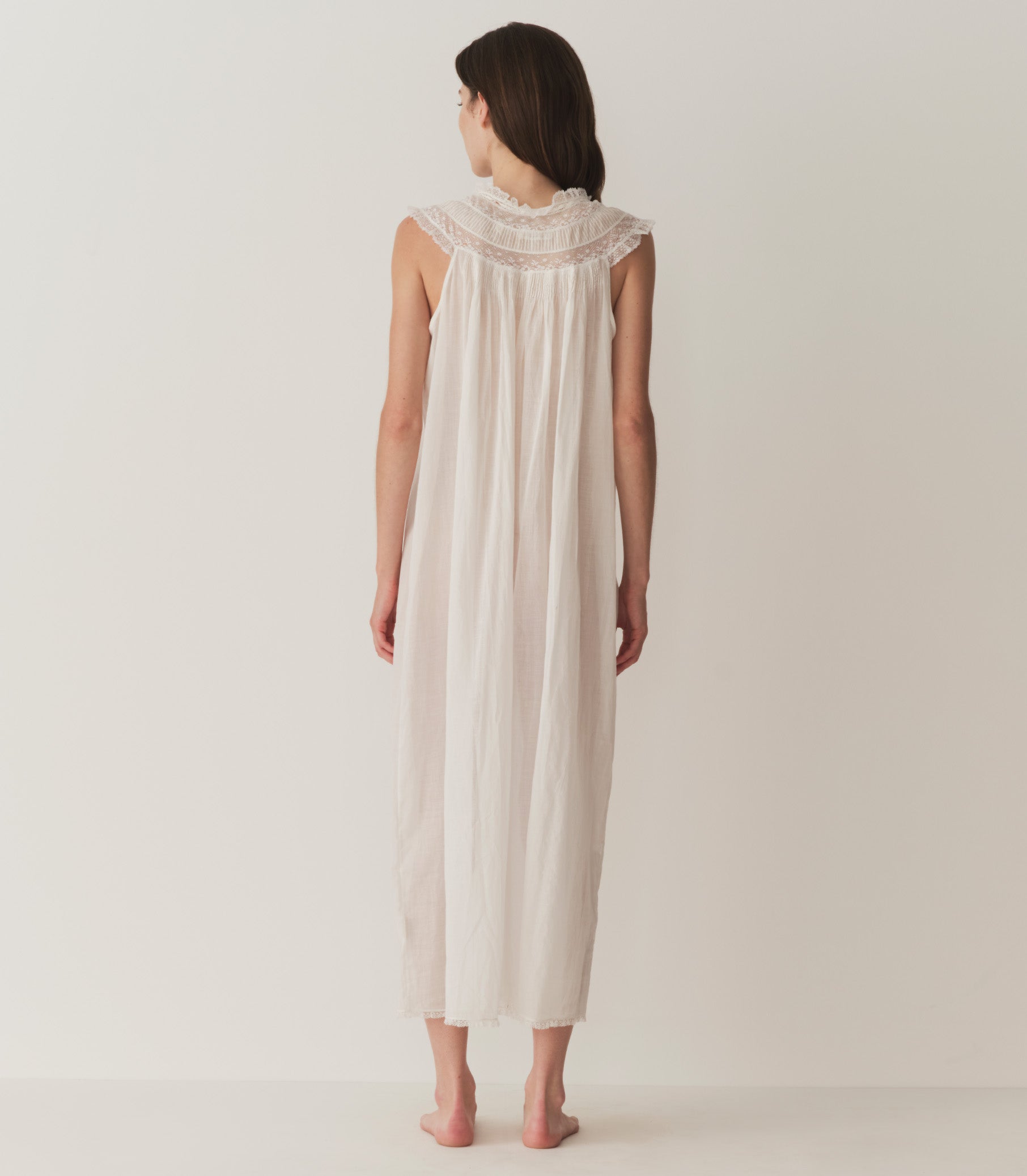 CANDELILLA NIGHTGOWN -- SALT