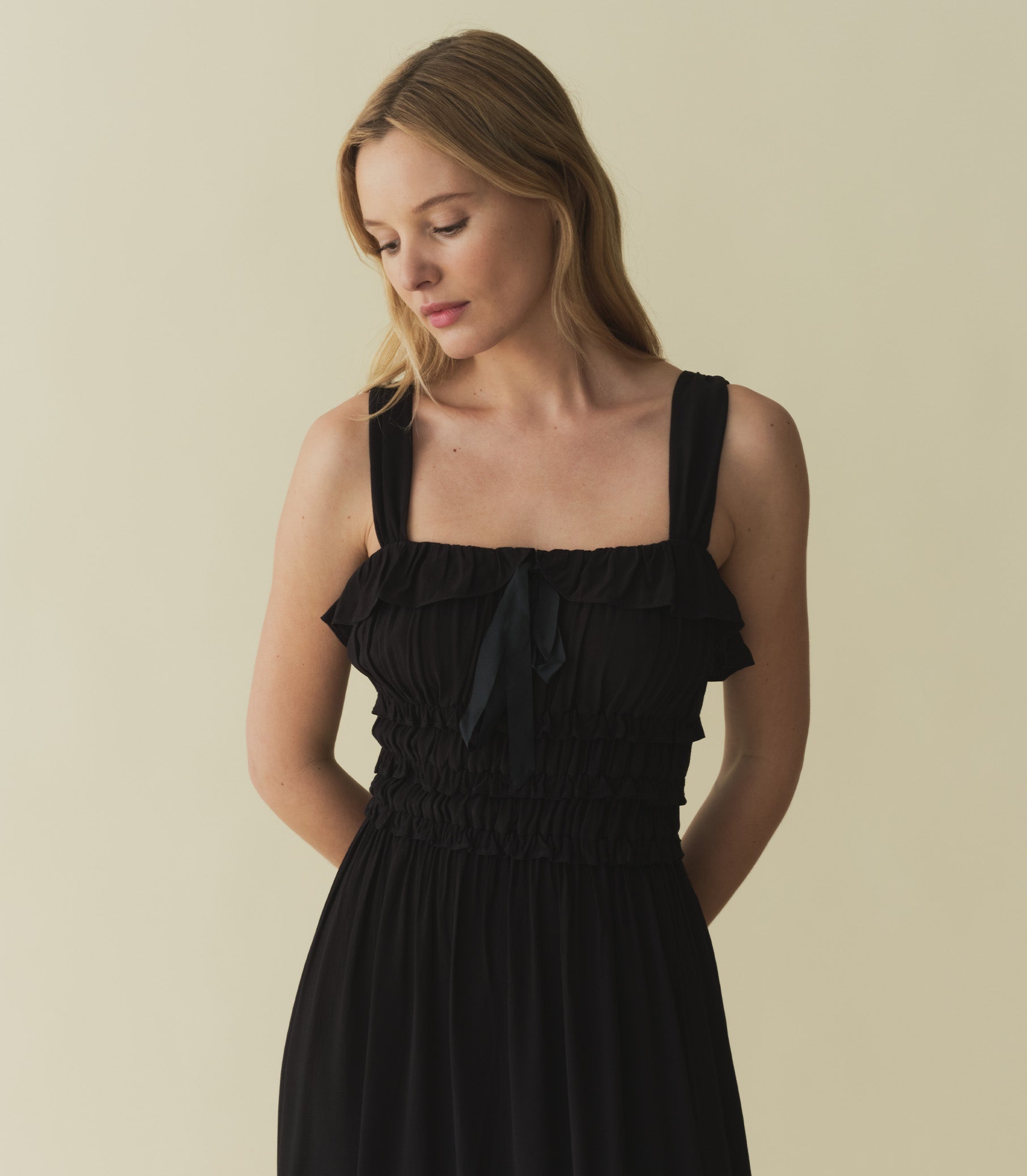 CAROLYNN DRESS -- BLACK