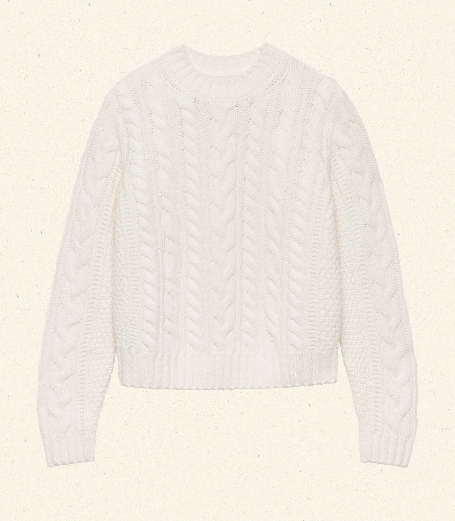 CARTWRIGHT CASHMERE SWEATER -- IVORY