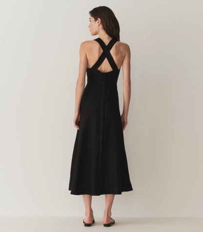 COLBIE DRESS -- BLACK