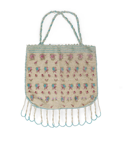 CHIARA PURSE -- MULTI FLORAL BEADING