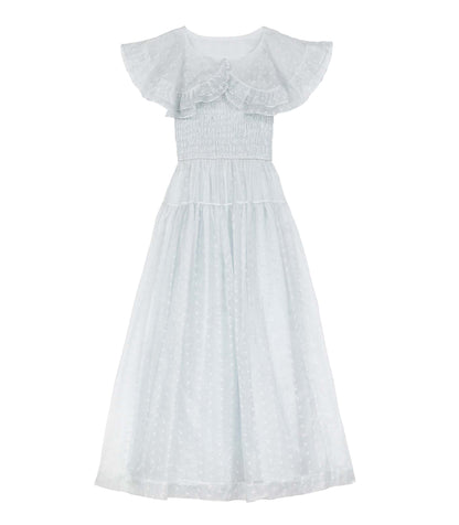 CARISTINA DRESS -- WHISPER BLUE