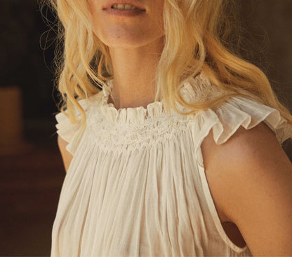 LOVISA NIGHTGOWN -- SALT