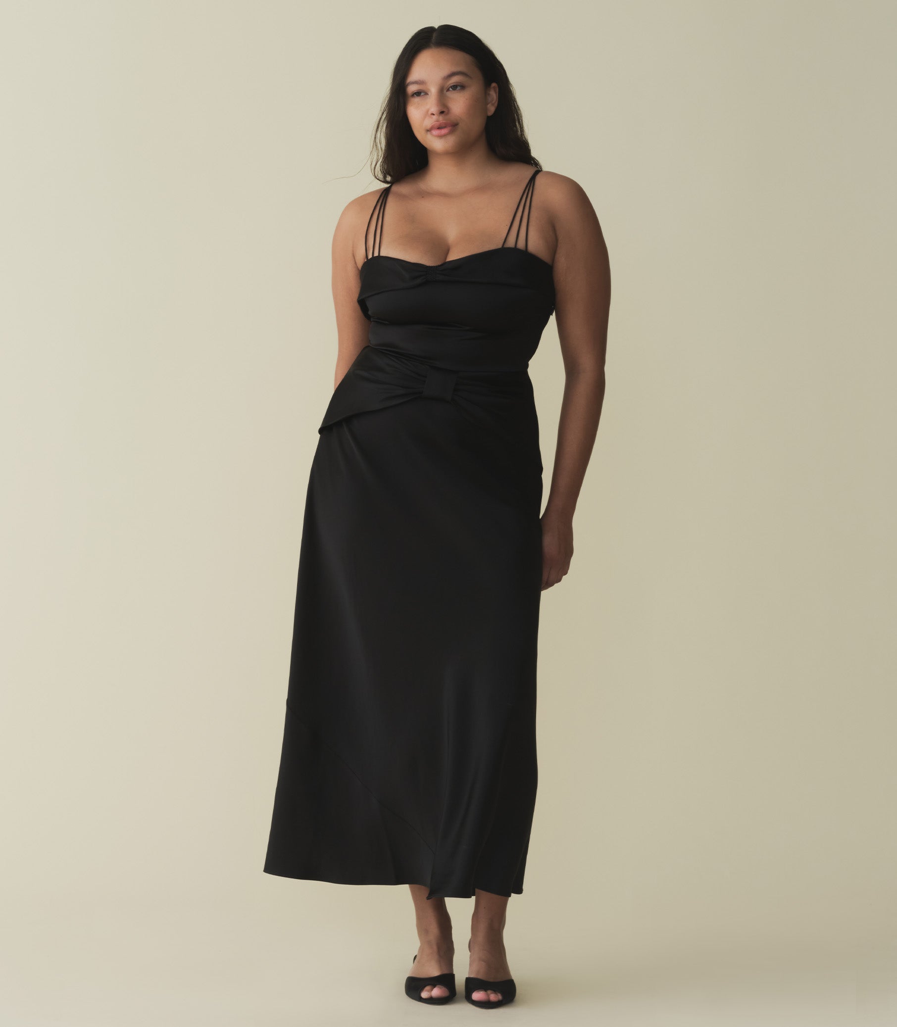 DONETTA DRESS -- BLACK