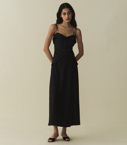 DONETTA DRESS -- BLACK