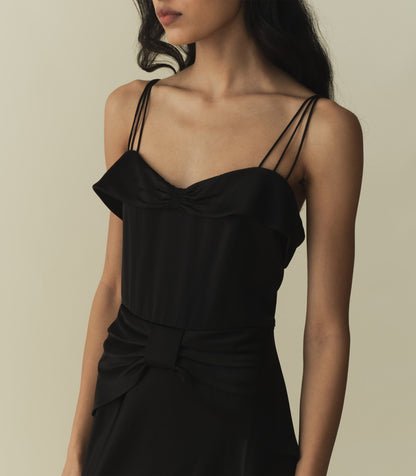 DONETTA DRESS -- BLACK