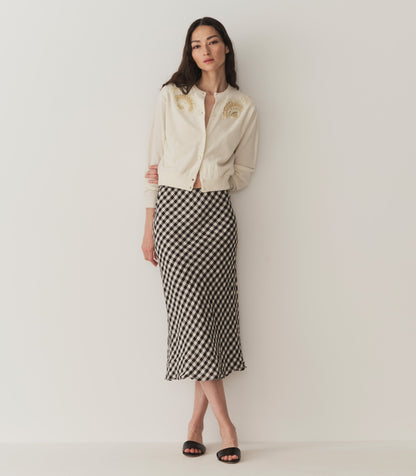 ELOWEN SKIRT -- MARILYN GINGHAM