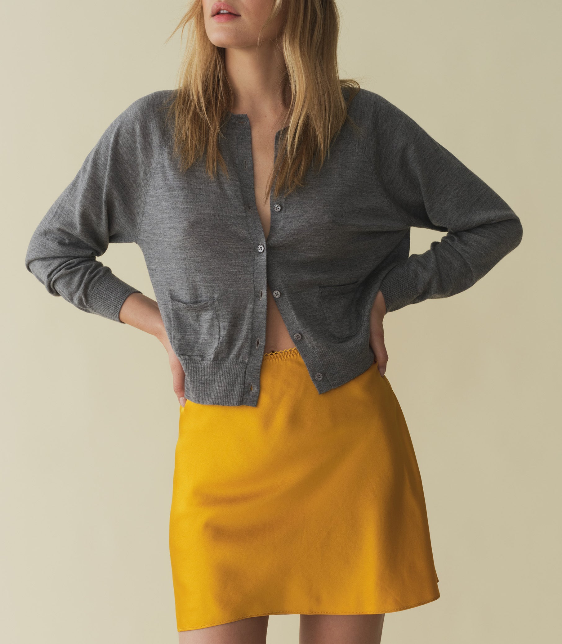 GIULIETTA SKIRT -- GOLDENROD