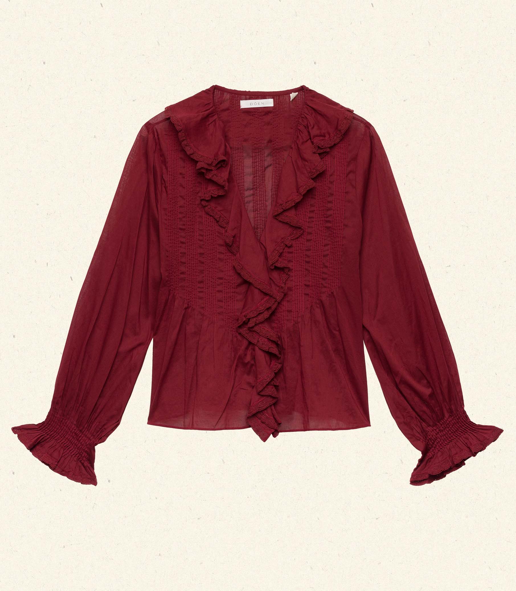 HARDY TOP -- DEEP CRIMSON