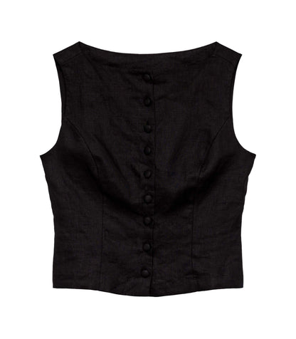 HAYDEN TOP -- BLACK