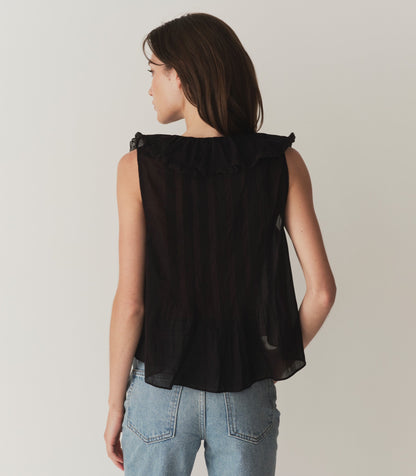 HILDA TOP -- BLACK