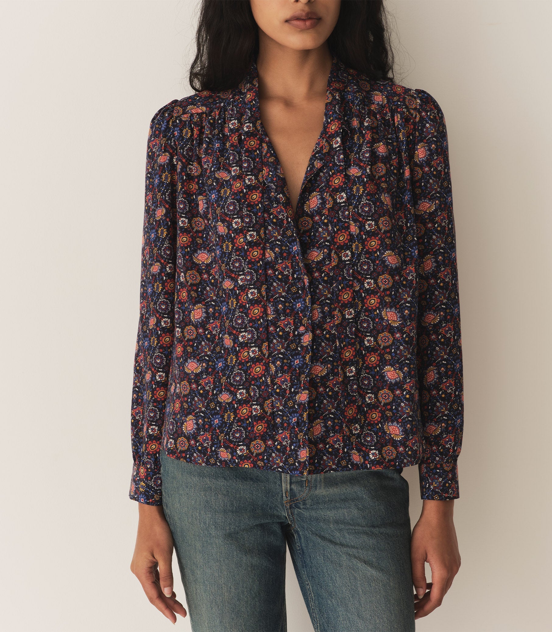 JOSSELINE TOP -- MIDNIGHT RIVIERA MEDALLION