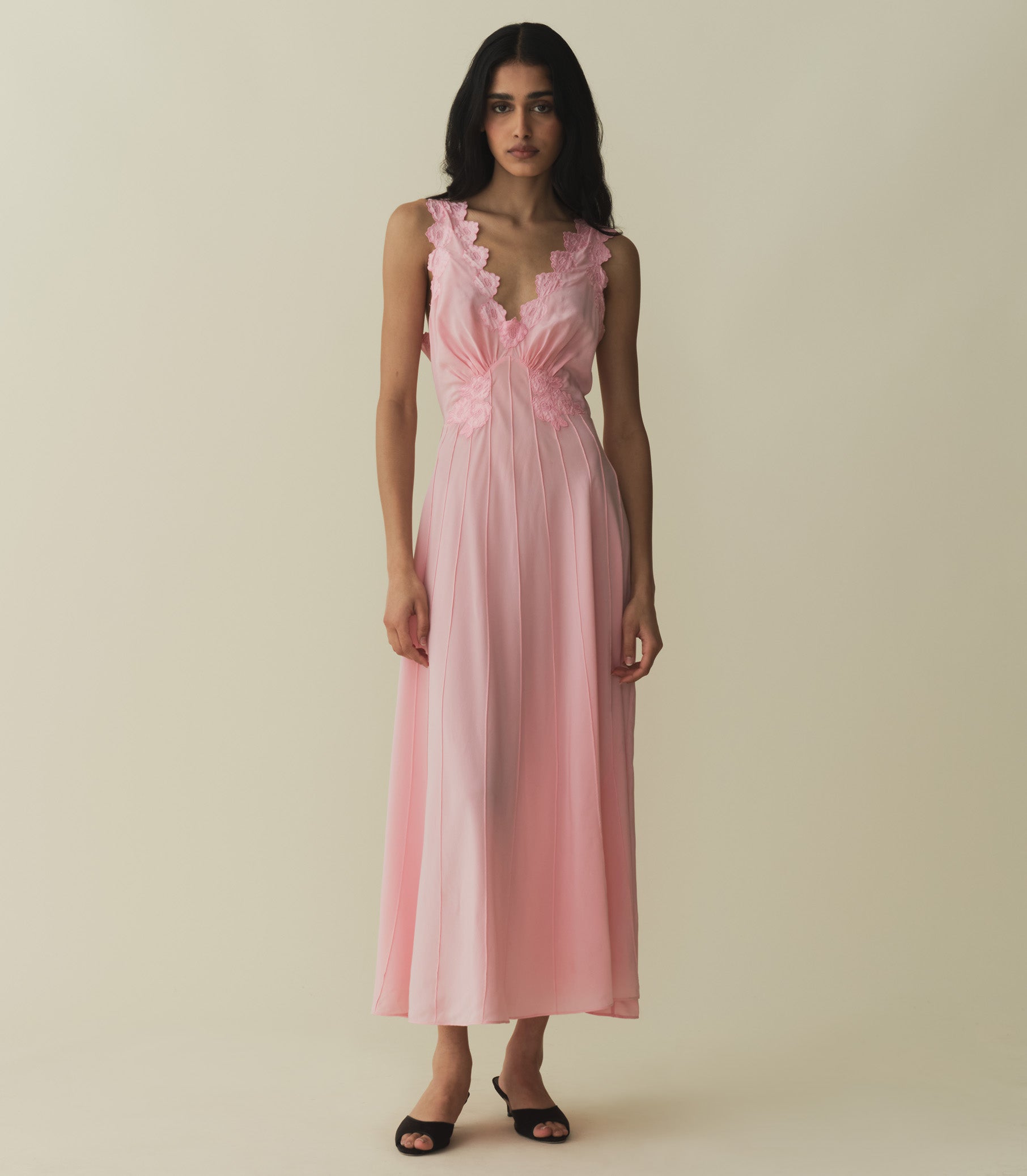 KELIS DRESS -- ABELIA PINK