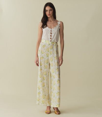 LANI PANT -- SALT MAY BELL FLORAL