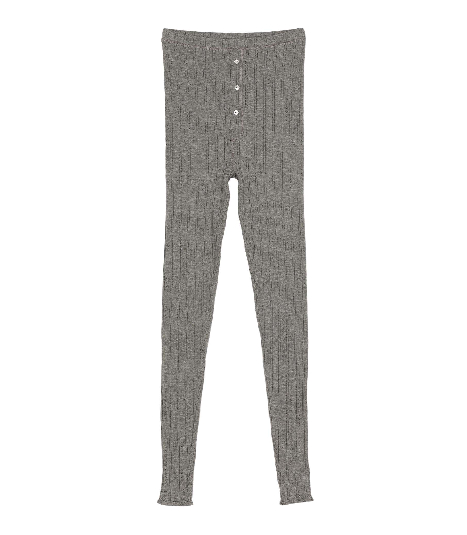 LETO KNIT PANT -- HEATHERED GREY