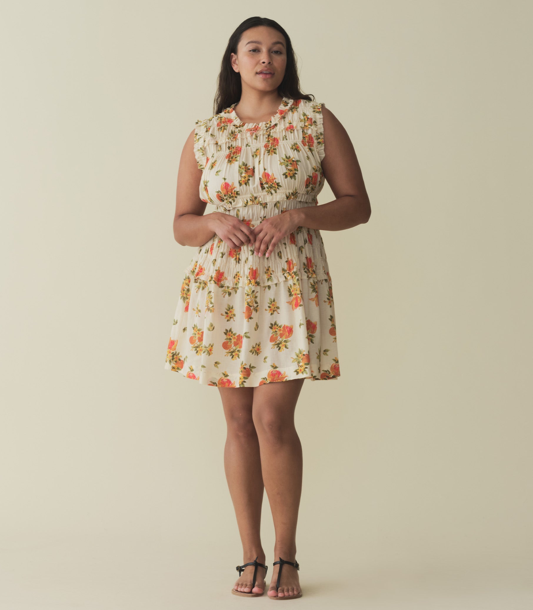 MARTHA DRESS -- ORANGERIE FLORAL