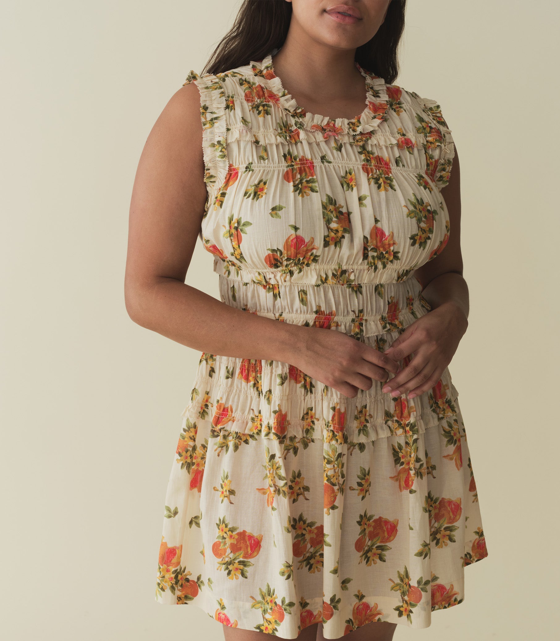 MARTHA DRESS -- ORANGERIE FLORAL