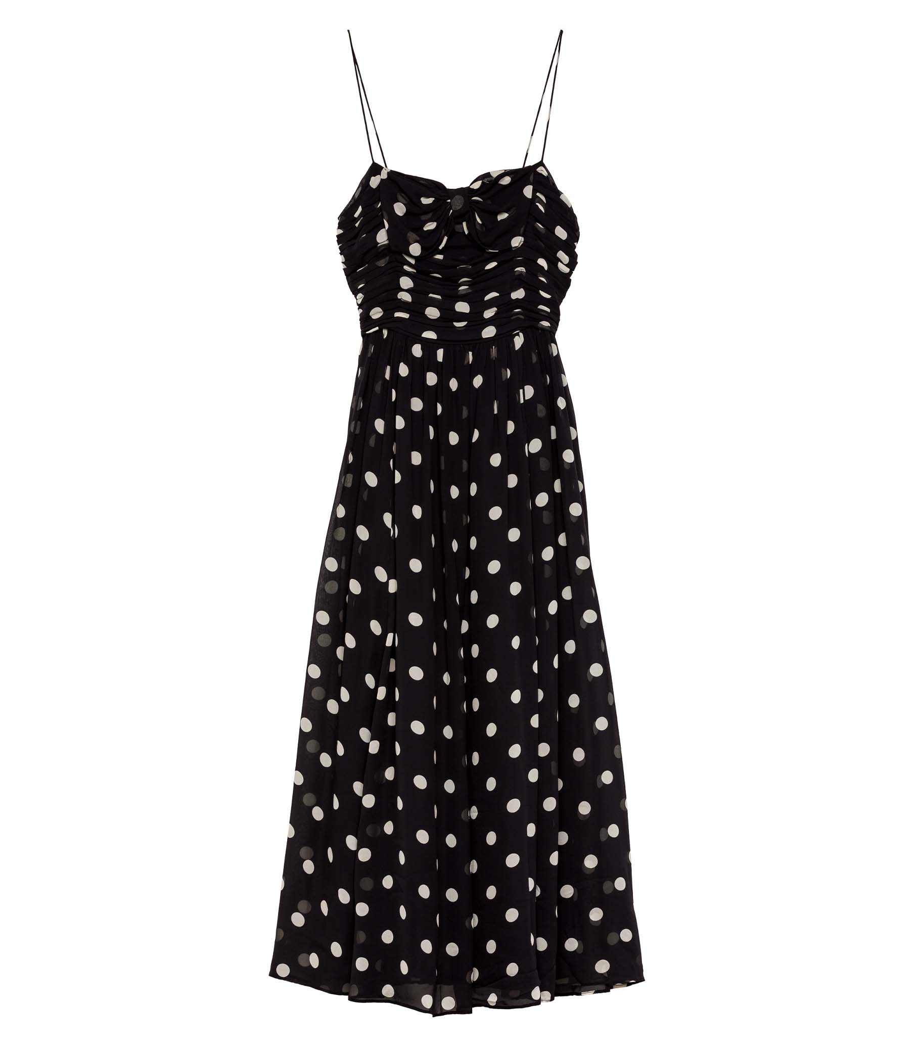 MARYANNA DRESS -- NOIR SOLSTICE SKY DOT