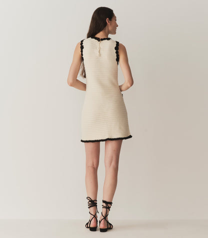 MILLICENT DRESS -- CREAM