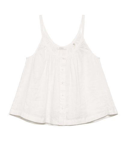 NALINA LINEN TOP -- SALT