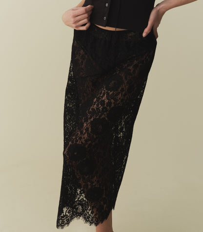 NANDI SKIRT -- BLACK