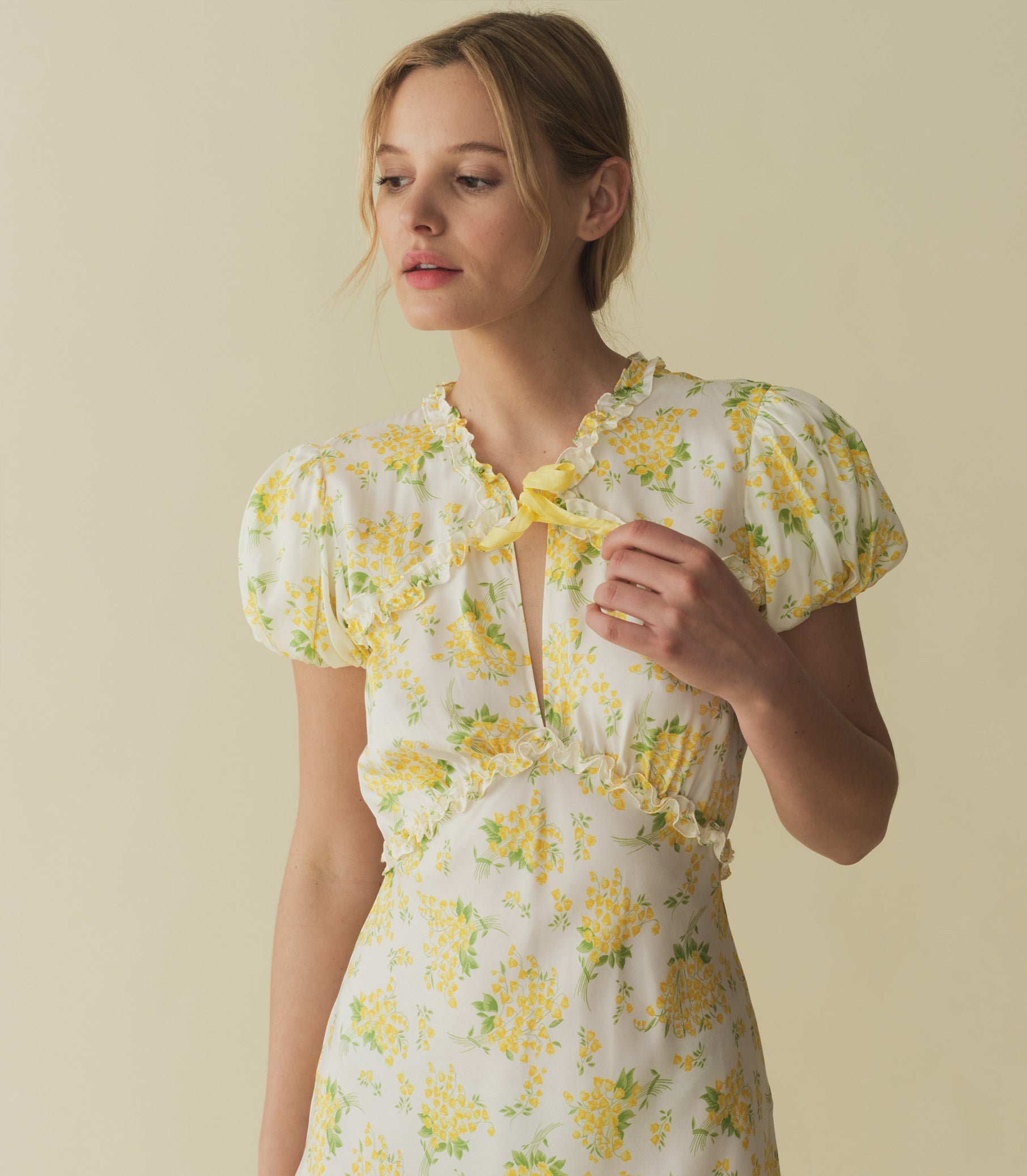 ORIANNA DRESS -- SALT MAY BELL FLORAL