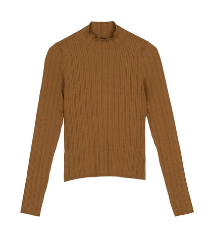 OSLO TURTLENECK -- TOASTED PECAN