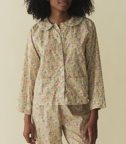 PAZ PAJAMA -- CHRYSANTHEMUM SKY FLORAL