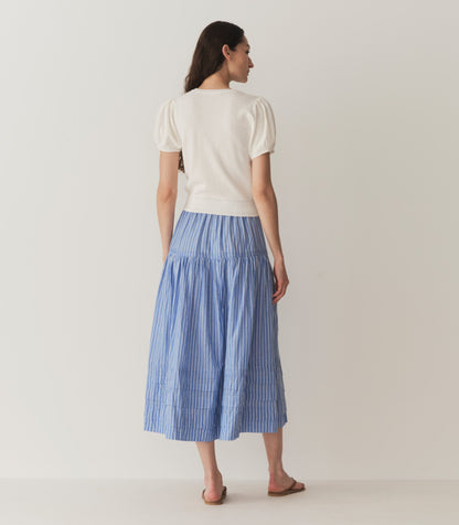 SEBASTIANE SKIRT -- DEAUVILLE STRIPE