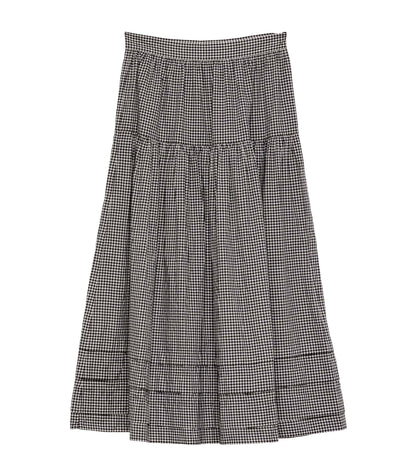 SEBASTIANE SKIRT -- LA MADDALENA GINGHAM