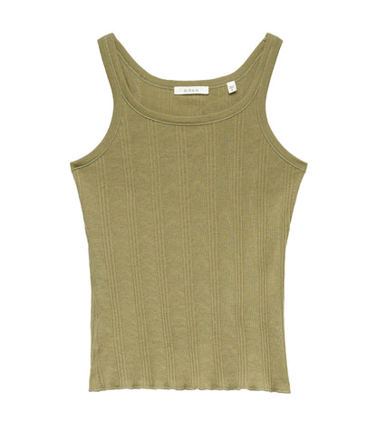 SEINE CASHMERE BLEND TANK -- PASTURE