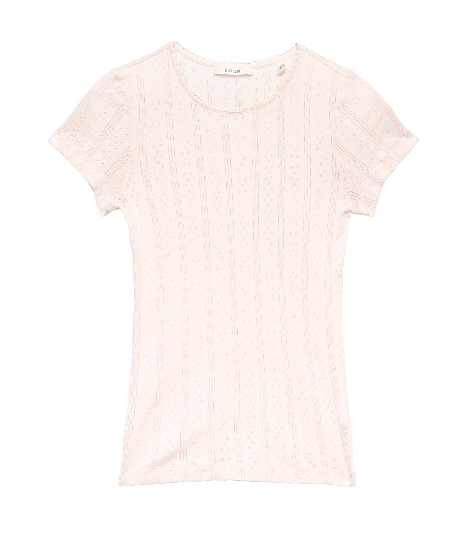 VIVI TEE -- PETUNIA PINK QUELLE JOLIE POINTELLE