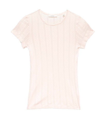 VIVI TEE -- PETUNIA PINK QUELLE JOLIE POINTELLE